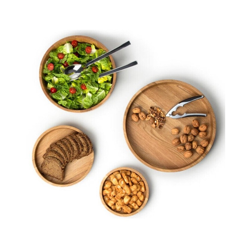 Continenta C4137 - Сервировочная миска 26x10,3 см дуб