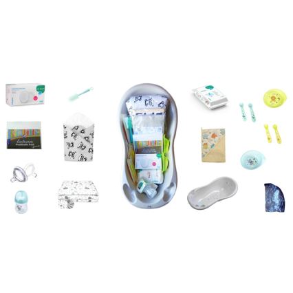COSING - 16-предметный стартовый набор для новорождённых, серый