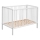 COSING - Дитяче ліжечко 120x60 см бук/білий
