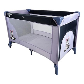COSING - дорожная кроватка ADAM Zebra Grey