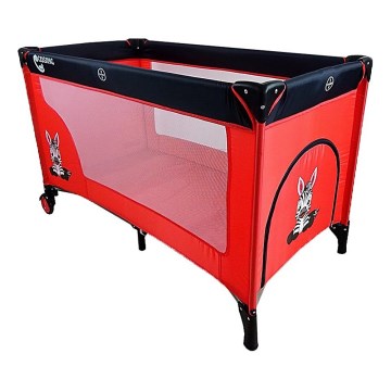 COSING - дорожнє дитяче ліжечко ADAM Zebra Red