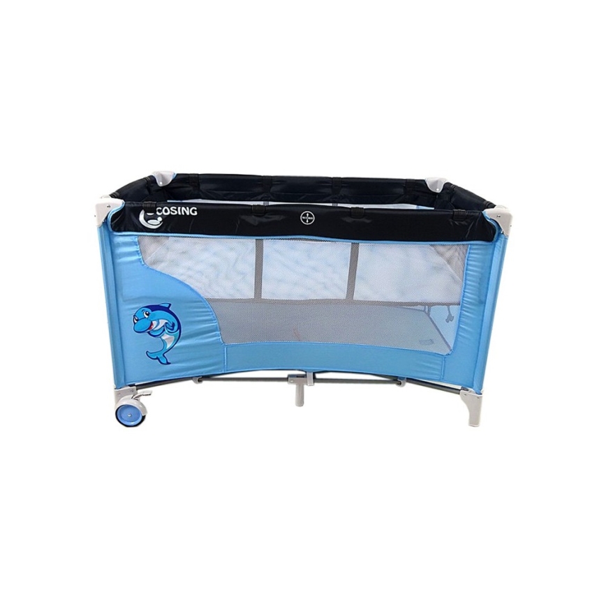 COSING - Переносная кроватка с регулировкой положения ADAM Dolphin Blue