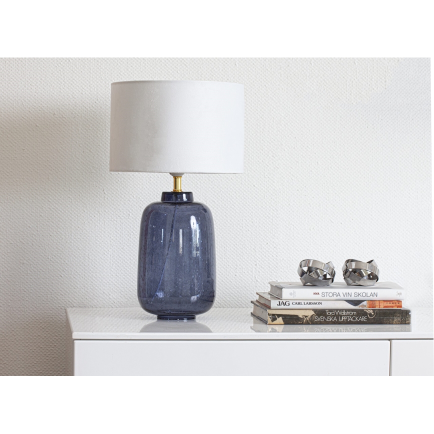 Cottex - Настольная лампа BLAKE 1xE27/8W/230V синяя