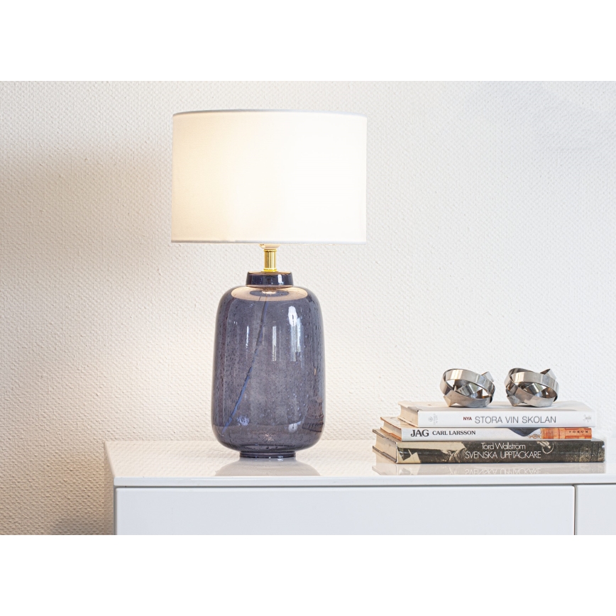 Cottex - Настольная лампа BLAKE 1xE27/8W/230V синяя