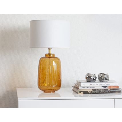 Cottex - Настільна лампа BLAKE 1xE27/8W/230V коричнева