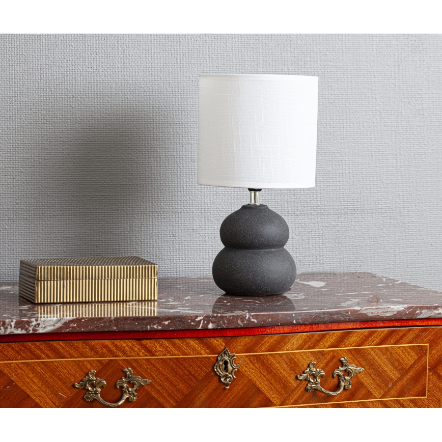 Cottex - настільна лампа LUCIE 1xE14/8W/230V сіра