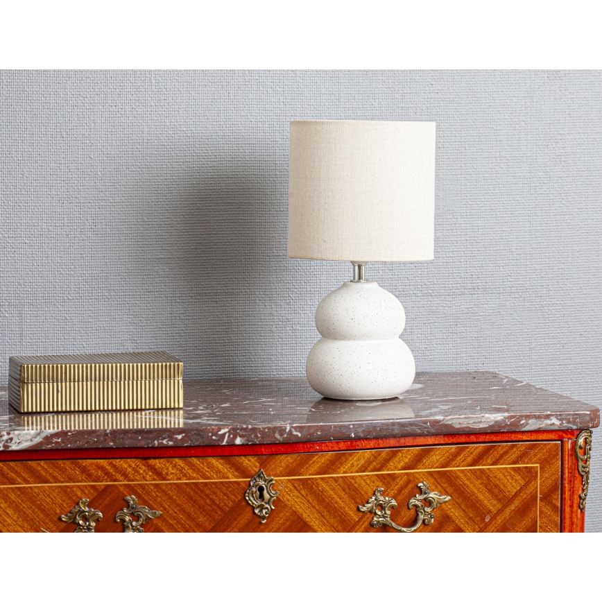 Cottex - Настільна лампа LUCIE 1xE14/8W/230V кремова