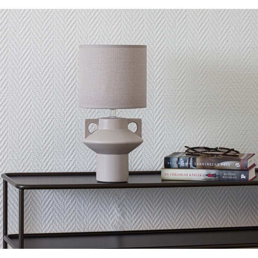 Cottex - Настольная лампа MATEO 1xE14/8W/230V бежевая