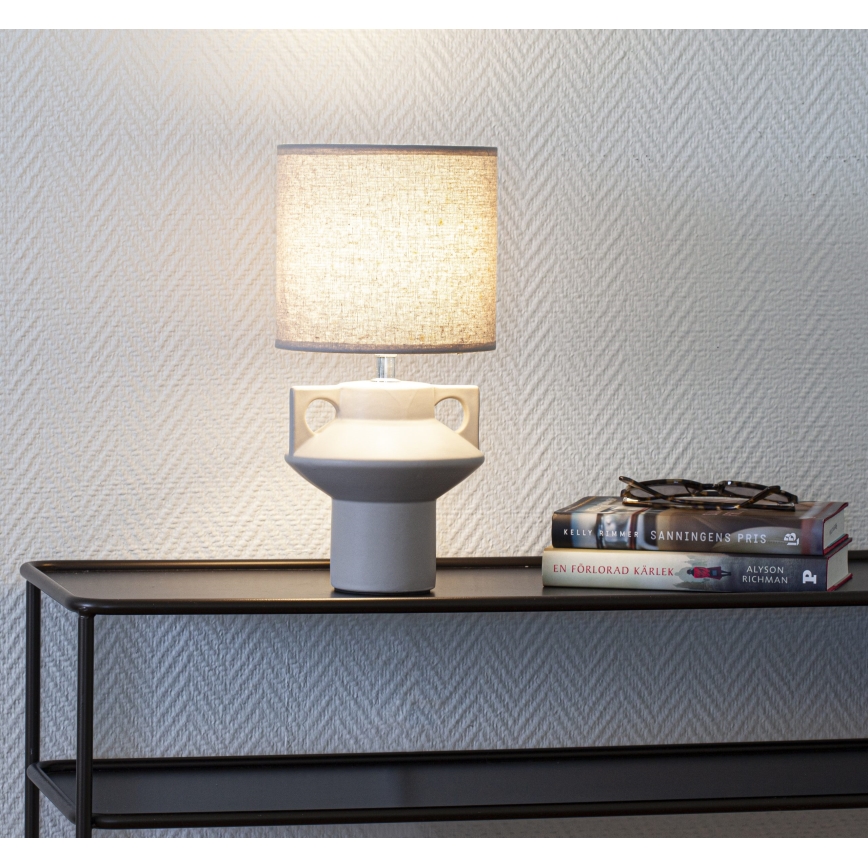 Cottex - Настольная лампа MATEO 1xE14/8W/230V бежевая