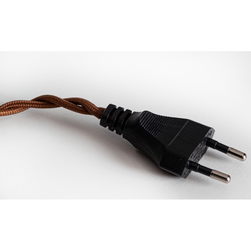 Cottex - Підвісний світильник на шнурі для розетки NORA 1xE14/5W/230V зелений