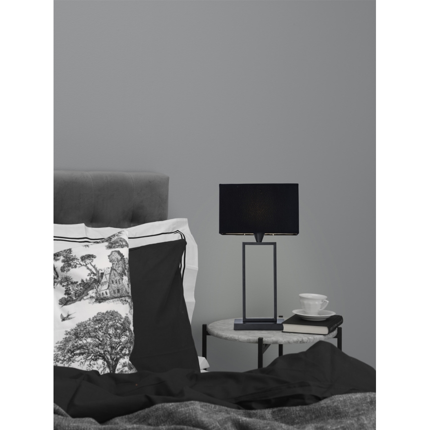 Cottex - Настільна лампа KENSINGTON 1xE14/40W/230V чорна