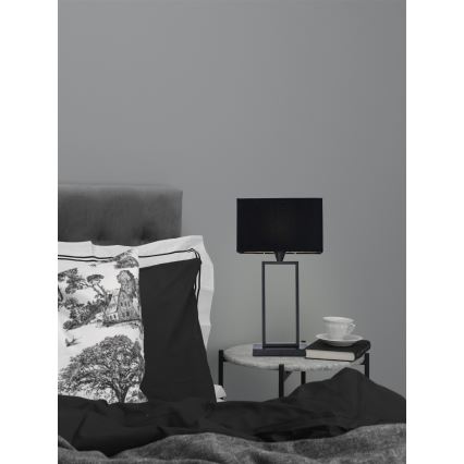 Cottex - Настольная лампа KENSINGTON 1xE14/40W/230V чёрная