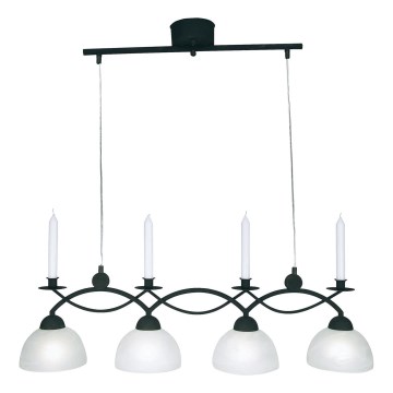 Cottex - Люстра на тросі FLORENS 4xE14/40W/230V