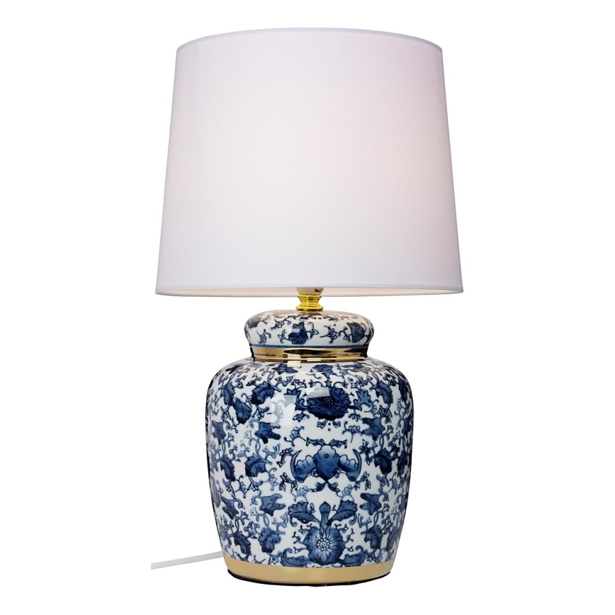 Cottex - Настольная лампа KLASSISK 1xE14/40W/230V синяя