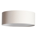 Cottex - Потолочный светильник ABBIE 2xE27/8W/230V диаметр 38 см кремовый