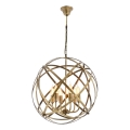 CRYSTALLINE Hanging Lamp 6xE27/40W/230V Gold
