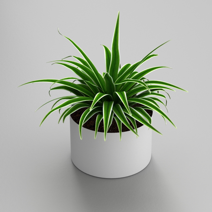 Цветочный горшок 11x17 см белый