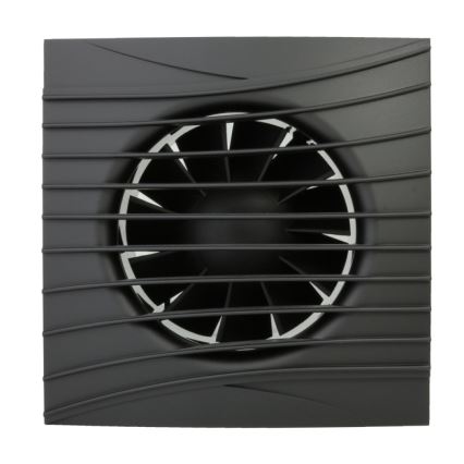 Dalap 41096ZW - Осевой вентилятор с таймером 125 DARK ZW 10 Вт/230 В