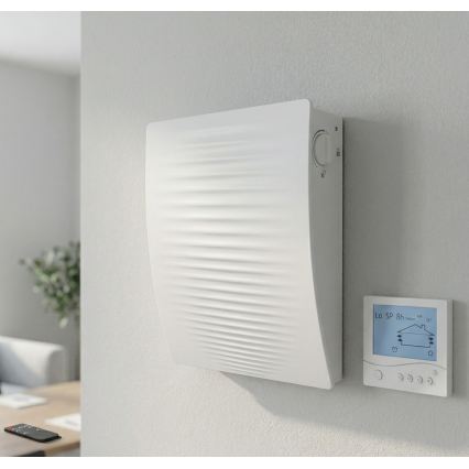 Dalap 55561 - КОМПЛЕКТ 2 шт. Комнатный рекуператор ZEPHIR SIMPLE DOUBLE 7,61W/230V