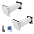 Dalap 55561 - Комплект із 2 рекуператорів для кімнати ZEPHIR SIMPLE DOUBLE 7,61W/230V