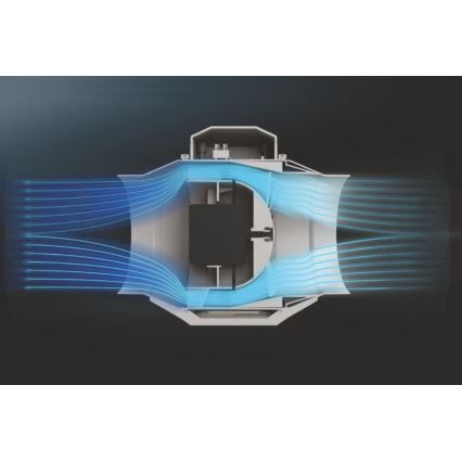 Dalap 8199 - Осьовий вентилятор AP PROFI 100 25W/230V