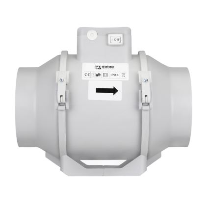 Dalap 8207 - Осьовий вентилятор AP PROFI 125 29 Вт/230 В