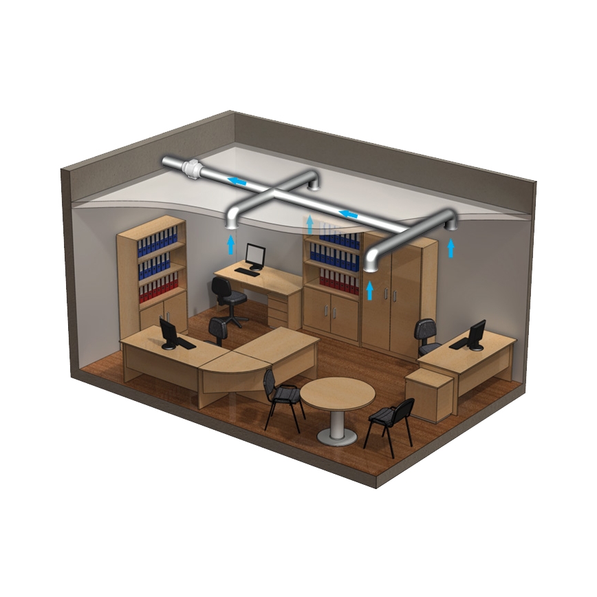 Dalap 8207 - Осьовий вентилятор AP PROFI 125 29 Вт/230 В