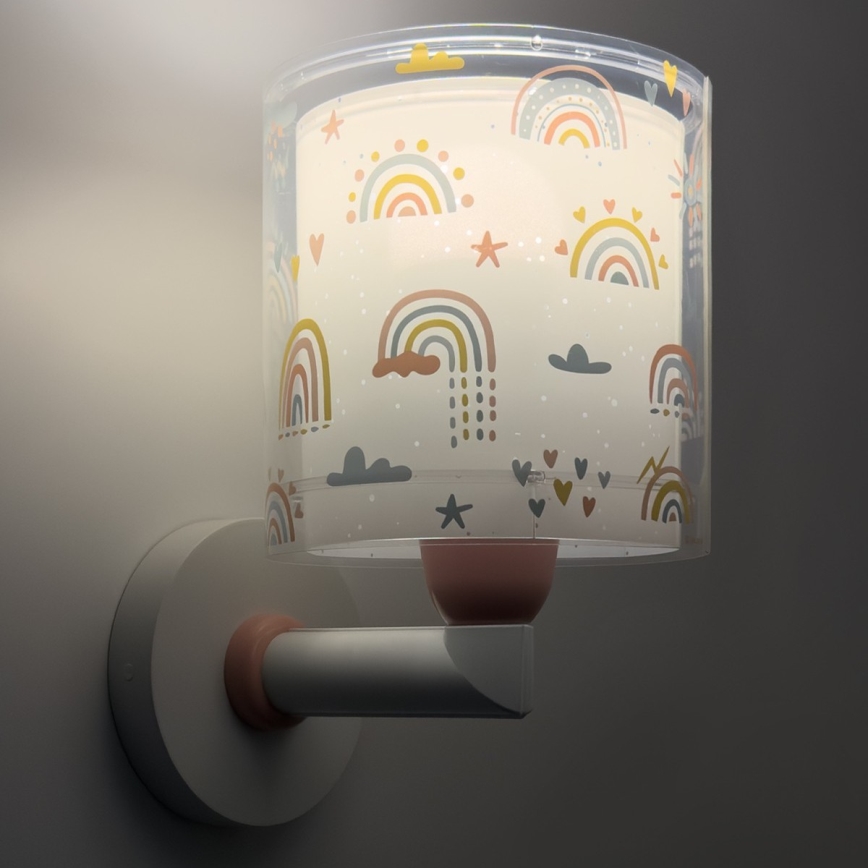 Dalber 41199 - Дитячий настінний світильник RAINBOW 1xE27/15W/230V різнокольоровий