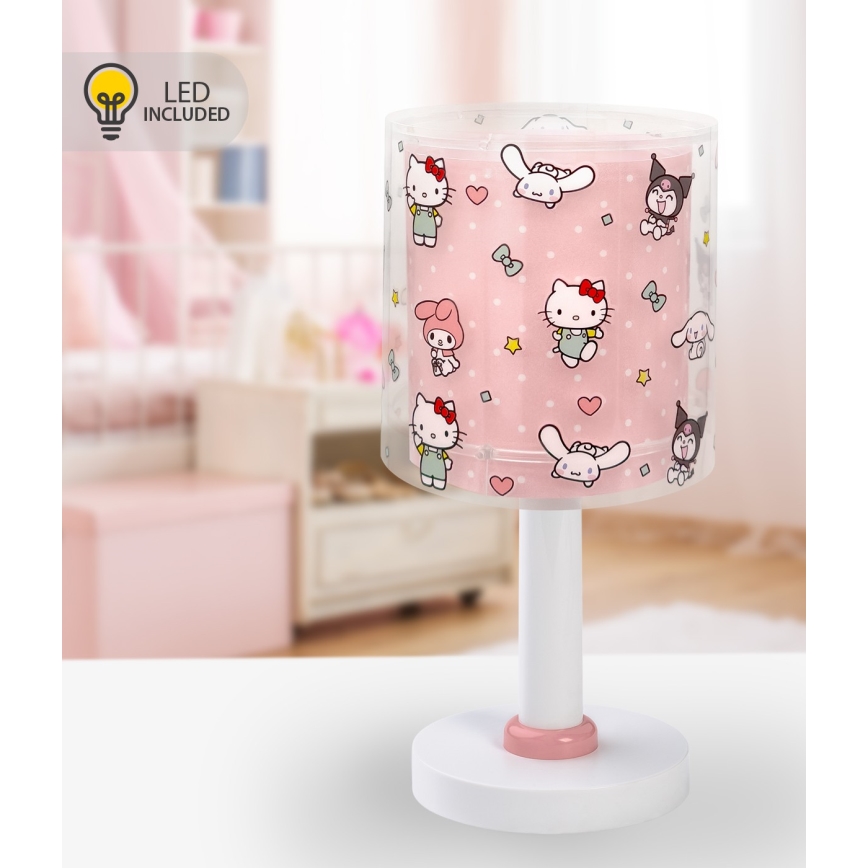 Dalber 41251 - LED дитяча лампа HELLO KITTY&FRIENDS 1xG4/4W/230V рожева