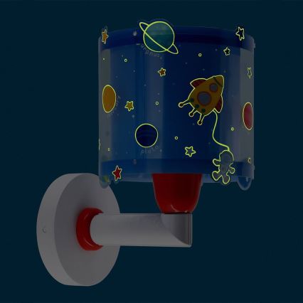 Dalber 41349 - Дитячий настінний світильник PLANETS 1xE27/60W/230V