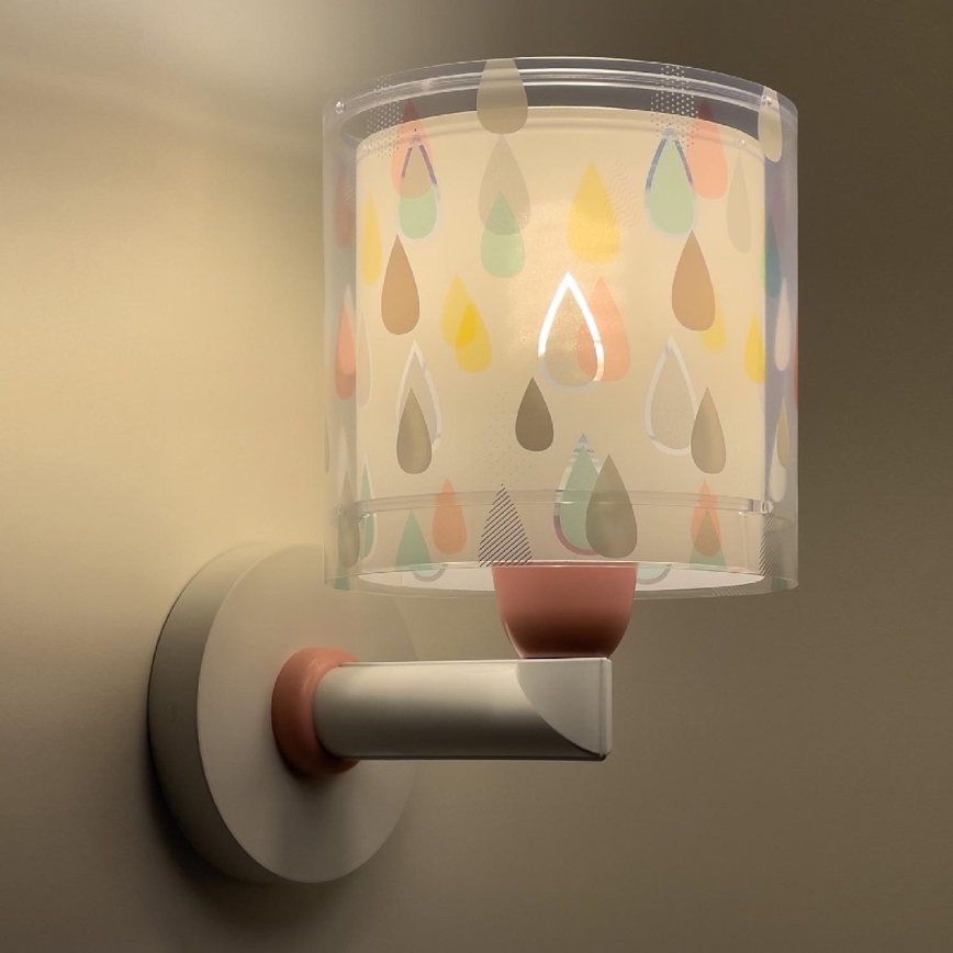 Dalber 41439 - Дитячий настінний світильник COLOR RAIN 1xE27/60W/230V