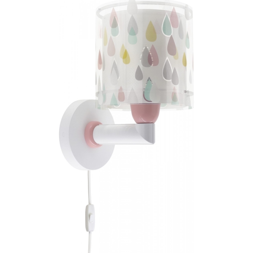 Dalber 41439 - Дитячий настінний світильник COLOR RAIN 1xE27/60W/230V