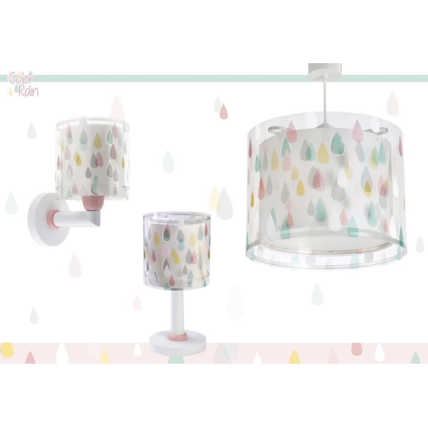 Dalber 41439 - Дитячий настінний світильник COLOR RAIN 1xE27/60W/230V