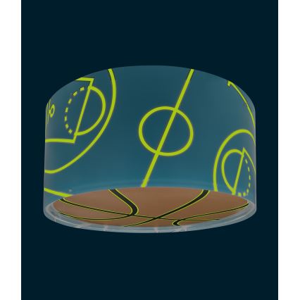 Dalber 41746 - Детский потолочный светильник BASKET 2xE27/15W/230V