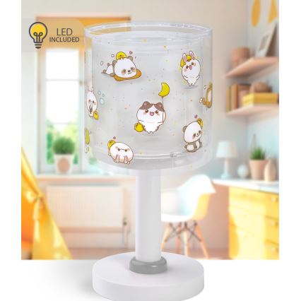 Dalber 41761E - LED детская лампа KAWAII FRIENDS 1xG4/4W/230V серая
