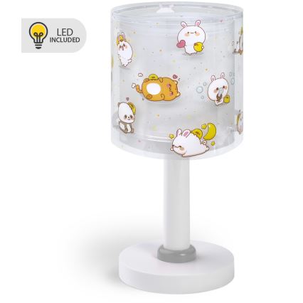 Dalber 41761E - LED детская лампа KAWAII FRIENDS 1xG4/4W/230V серая