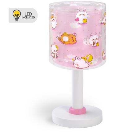 Dalber 41761S - LED дитяча лампа KAWAII FRIENDS 1xG4/4W/230V, рожева