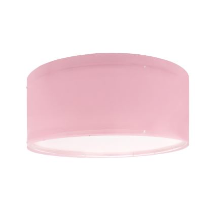 Dalber 42006S - Дитячий стельовий світильник COLOR LIGHT 2xE27/15W/230V рожевий