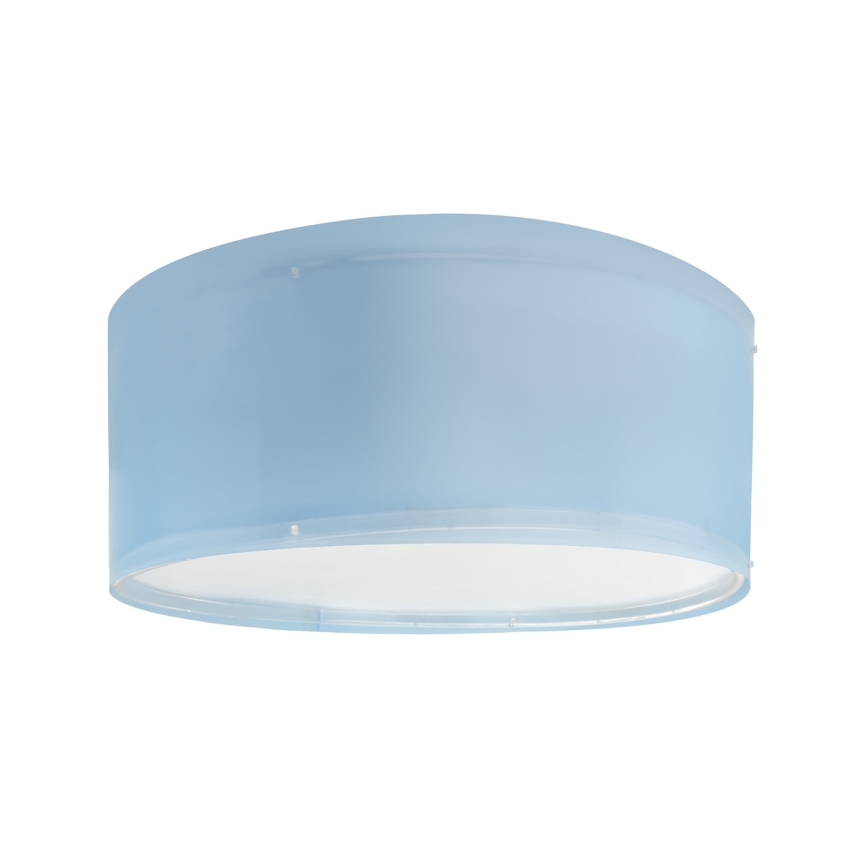 Dalber 42006T - Дитячий стельовий світильник COLOR LIGHT 2xE27/15W/230V синій