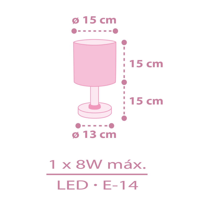 Dalber 42491 - Дитячий нічник FAIRY DREAMS 1xE14/8W/230V