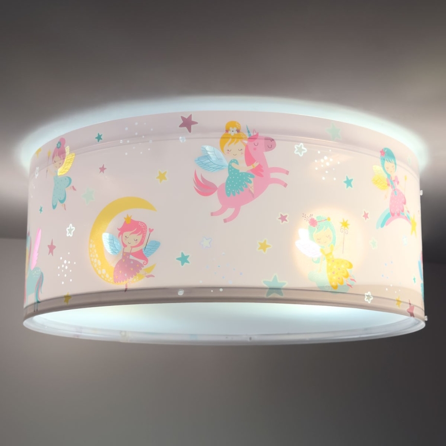 Dalber 42496 - Дитячий стельовий світильник FAIRY DREAMS 2xE27/15W/230V