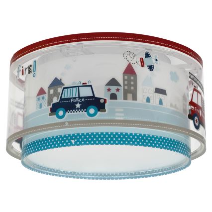 Dalber 60616 - Детский потолочный светильник POLICE 2xE27/60W/230V