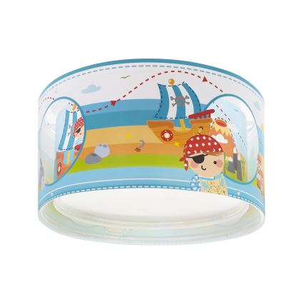 Dalber 60656 - Детский потолочный светильник PIRATE ISLAND 2xE27/15W/230V