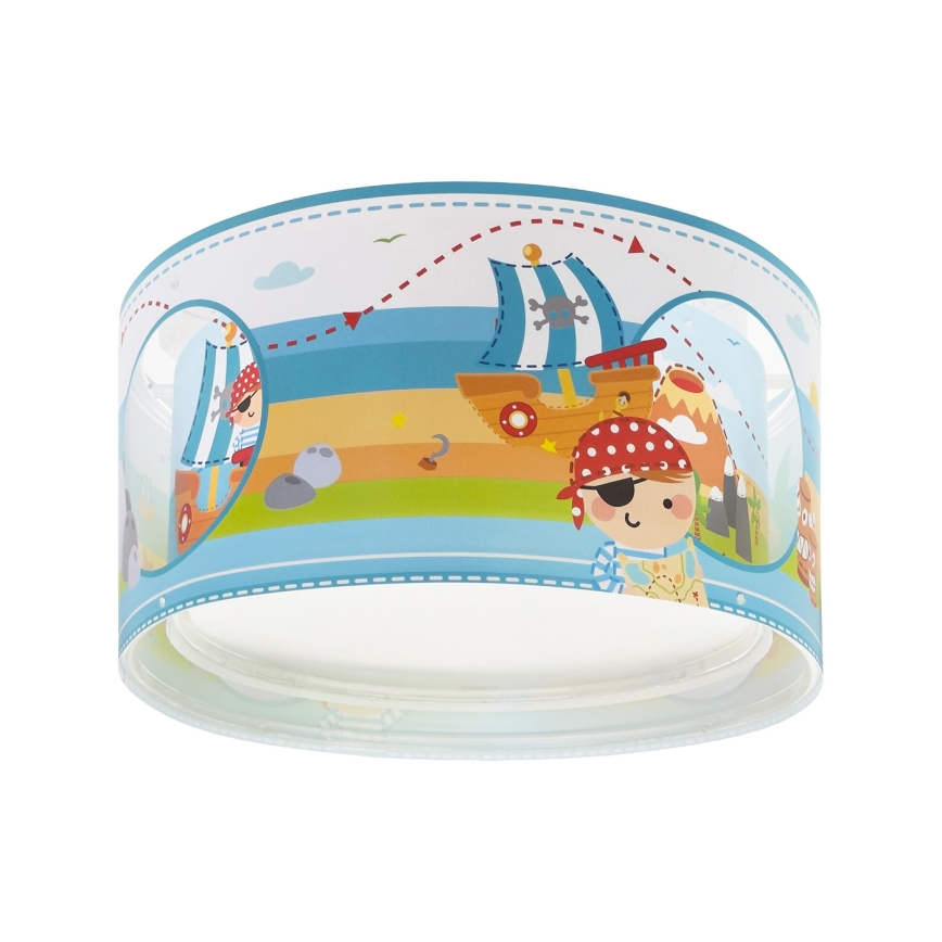 Dalber 60656 - Детский потолочный светильник PIRATE ISLAND 2xE27/15W/230V