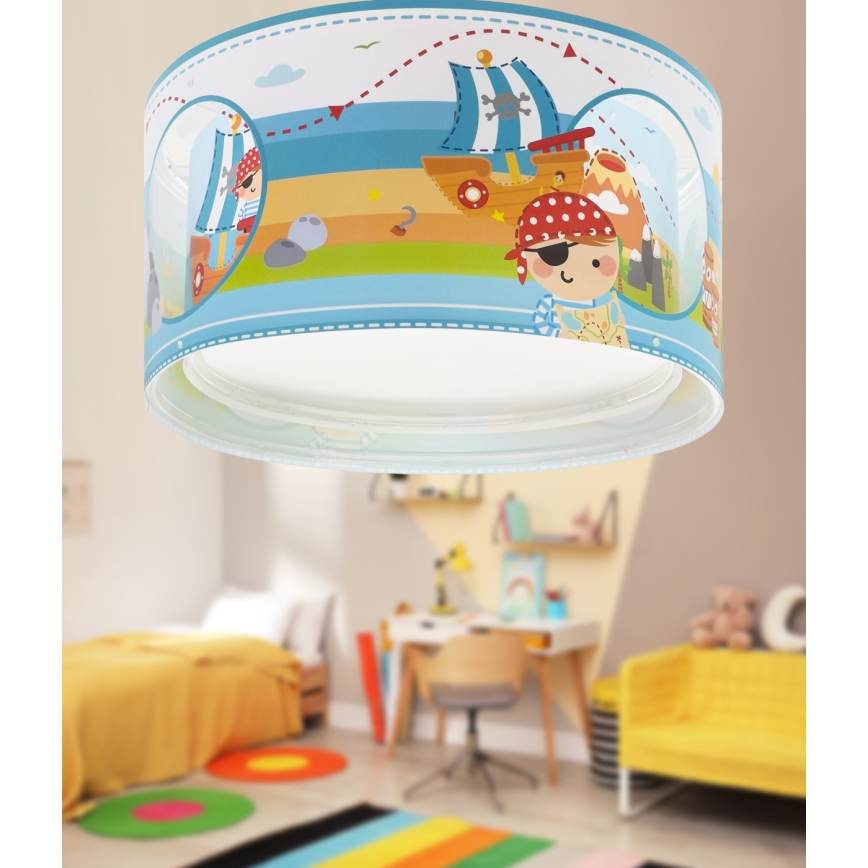 Dalber 60656 - Детский потолочный светильник PIRATE ISLAND 2xE27/15W/230V