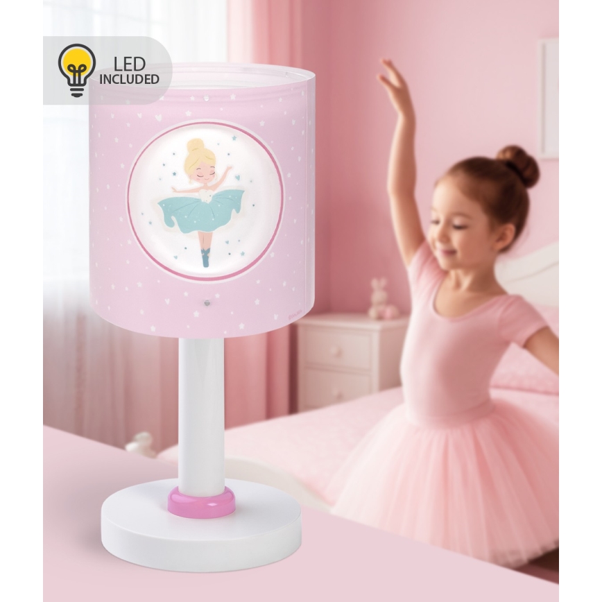 Dalber 60911 - LED детская лампа PRINCESS DANCE 1xG4/4W/230V розовая
