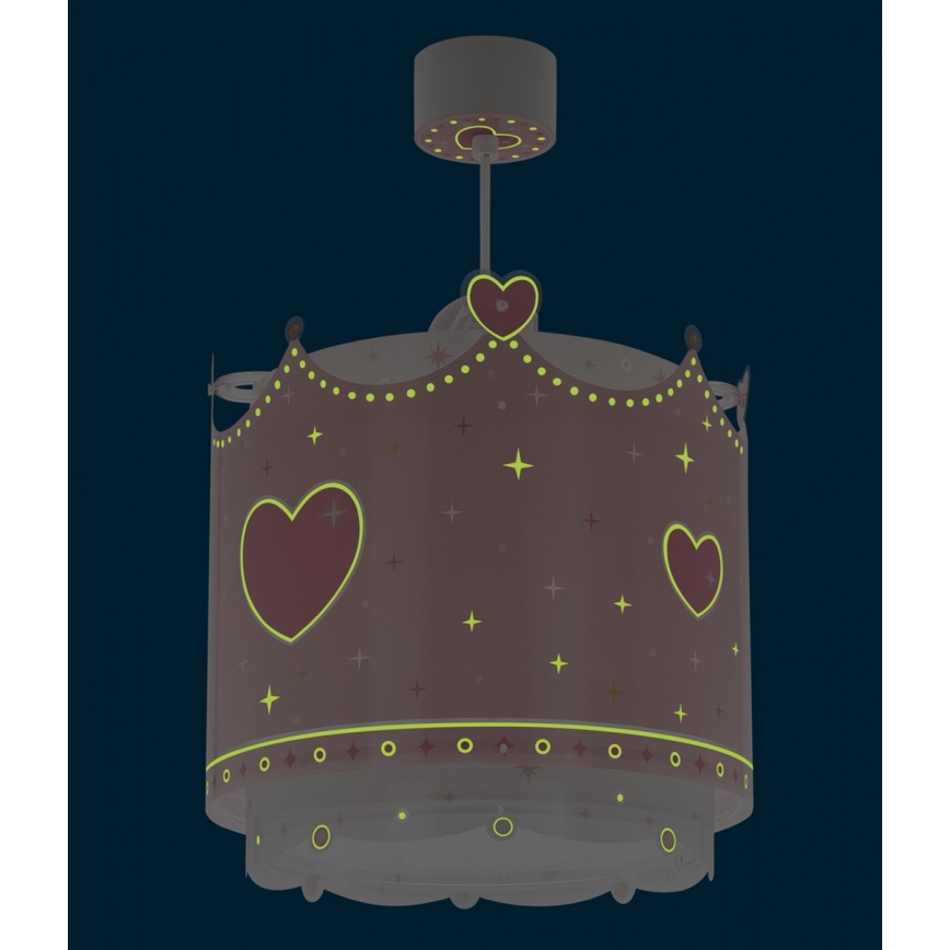 Dalber 61102 - Дитяча люстра LITTLE QUEEN 1xE27/60W/230V