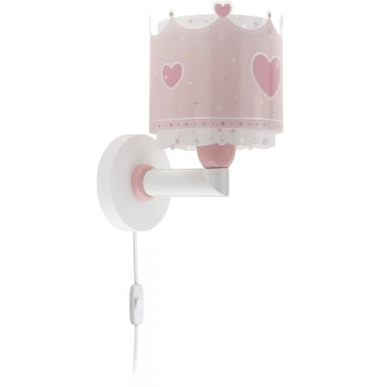 Dalber 61109 - Детский настенный светильник LITTLE QUEEN 1xE27/60W/230V