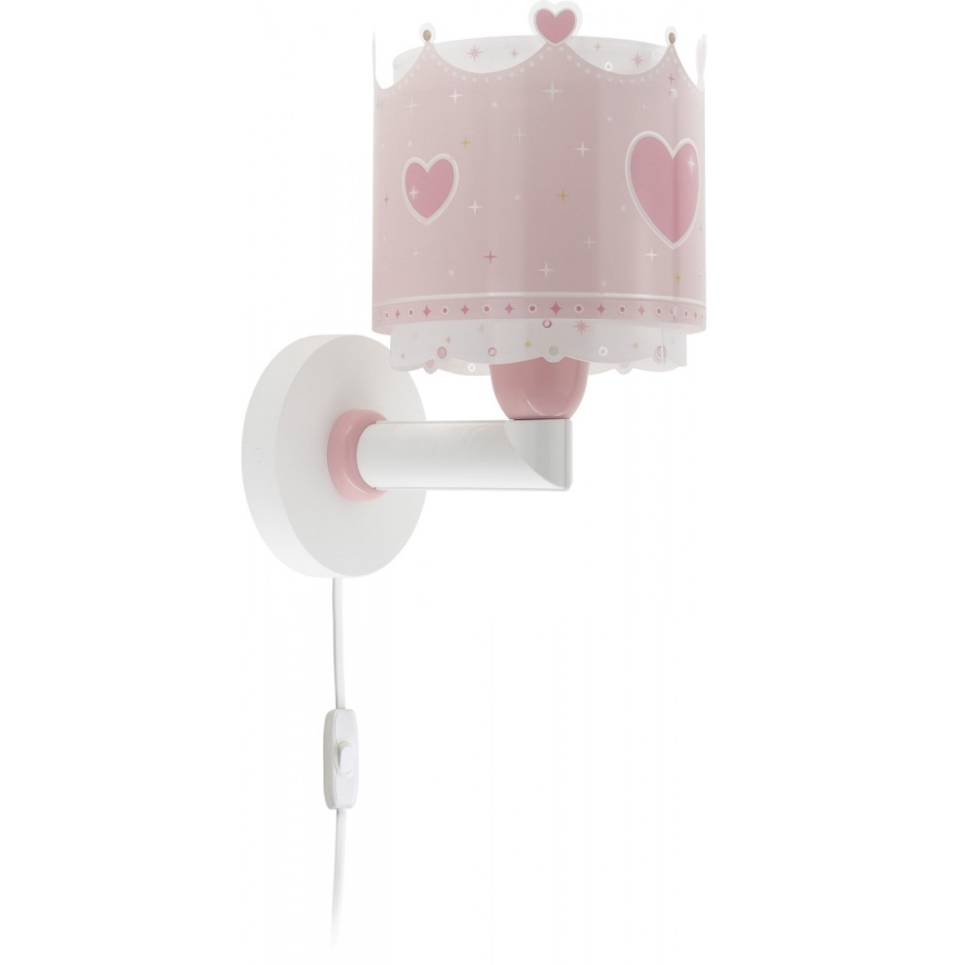 Dalber 61109 - Детский настенный светильник LITTLE QUEEN 1xE27/60W/230V