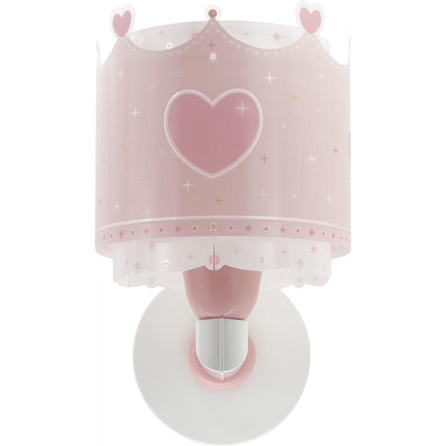 Dalber 61109 - Дитячий настінний світильник LITTLE QUEEN 1xE27/60W/230V